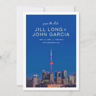 Invitation Mariage de Toronto Enregistrer la date