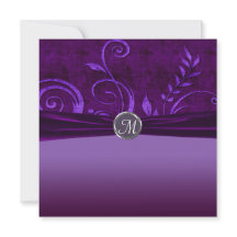 Mariage de velours prune et violet