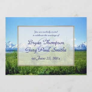 Invitation MARIAGE des Tétons de printemps