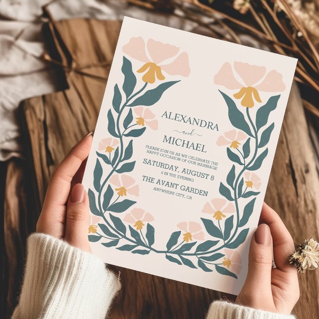 Invitation Mariage des tonalités à thème des années 70 Super  (Créateur téléchargé)