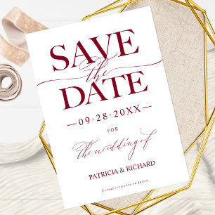 Invitation Mariage Design Moderne Enregistrer La Date Non Pho