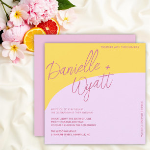 Invitation Mariage d'été italien moderne