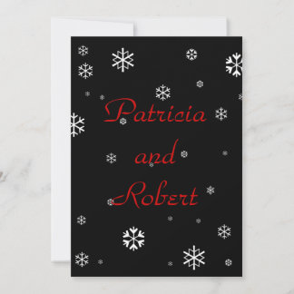 Invitation Mariage d'hiver