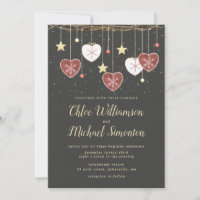 Mariage d'hiver rustique au coeur du pays