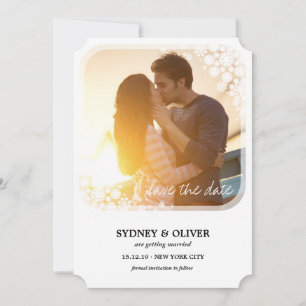 Invitation Mariage d'hiver Vacances Flocons de neige Enregist