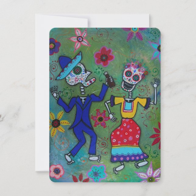 INVITATION MARIAGE DIA DE LOS MUERTOS (Devant)