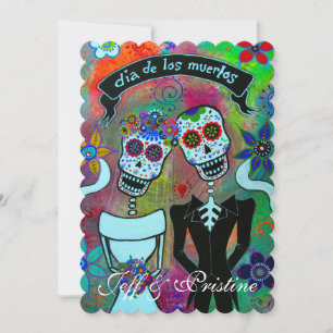 INVITATION MARIAGE DIA DE LOS MUERTOS