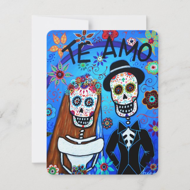 INVITATION MARIAGE DIA DE LOS MUERTOS (Devant)