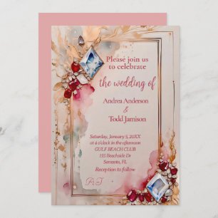 Invitation Mariage Diamond et Ruby
