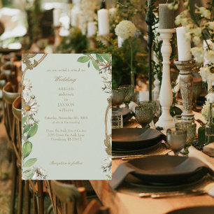 Invitation Mariage d'image vintage