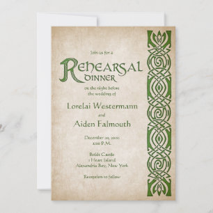 Invitation Mariage d'Imaginaire Celtic Viking