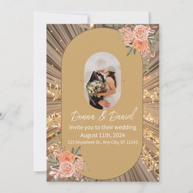 Invitation Mariage d'invitation (Devant)