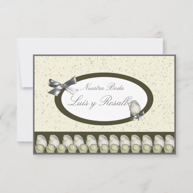 Invitation Mariage d'invitation (Devant)