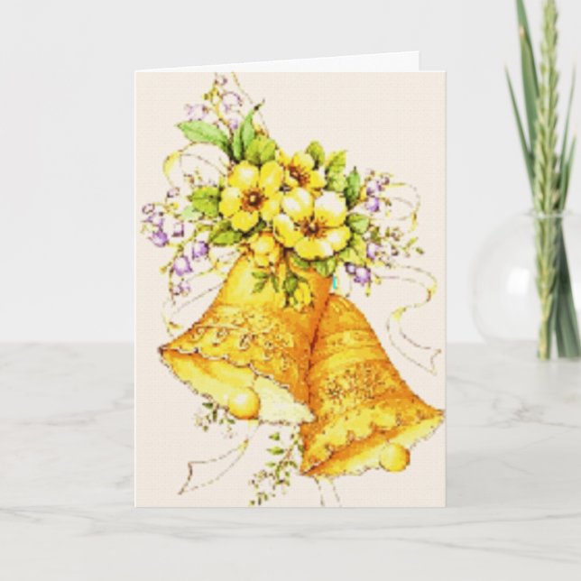 Invitation Mariage d'or Bells (Devant)