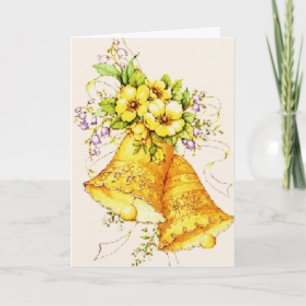 Invitation Mariage d'or Bells