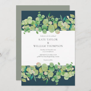 Invitation Mariage du jardin d'Eucalyptus
