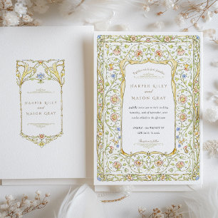 Invitation Mariage du jardin victorien