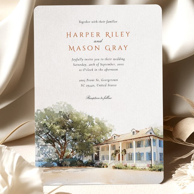 Invitation Mariage du musée de la maison Kaminski (Créateur téléchargé)