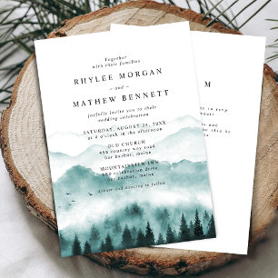 Invitation Mariage du site Web Mountain Pine