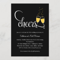 Invitation Mariage du toast de Champagne
