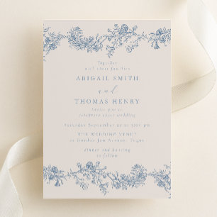Invitation Mariage Élégance Classique Vintage