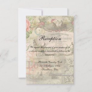 Invitation Mariage élégant Antique Mariage Vintage