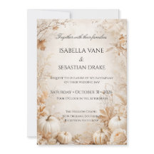 Mariage Élégant Citrouille d'Automne