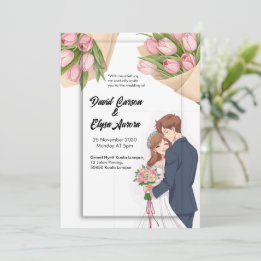 Invitation Mariage Élégant Création intemporelle et romantiqu