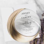 Invitation Mariage élégant Gold et Silver Circle<br><div class="desc">Créez votre propre Faire-part de mariage Elegant Gold et Silver Circle! Personnalisez ce design avec votre propre texte. Vous pouvez customiser cette conception en cliquant sur le bouton "Modifier les détails" si vous le souhaitez.</div>