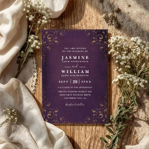 Invitation Mariage Élégant Lanternes Emmêlées Code QR Budget