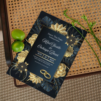 Invitation Mariage Élégante - Style Marié Classiqu