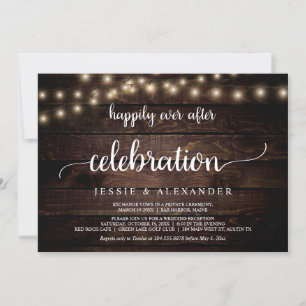 Invitation Mariage Elopement, Heureusement Jamais Après Céléb