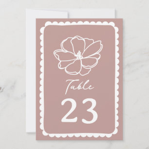 Invitation Mariage en bande rose fleur