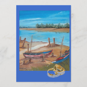 Invitation mariage en bateau