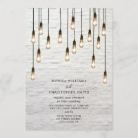 Mariage en brique blanche vintage