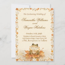 Mariage Enchanté d'Automne Roses Aquarelles & Gren