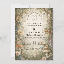 Mariage enchanté et fantaisiste en forêt