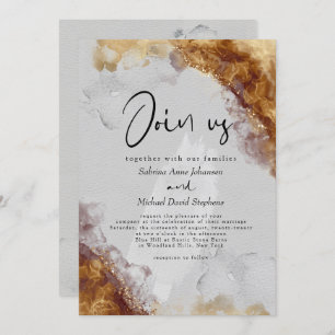 Invitation MARIAGE   Encre D'Alcool D'Apocalypse Fluide