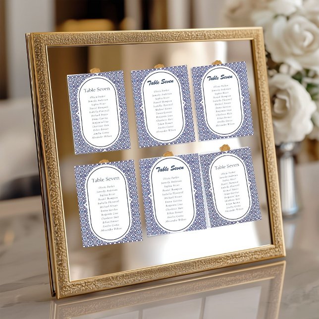 Invitation Mariage espagnol Blue Mexican Talavera (Créateur téléchargé)