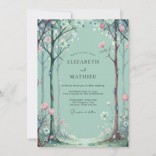 Invitation Mariage Eucalyptus Arbre Bois Aquatique