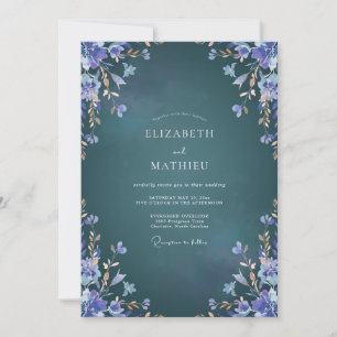 Invitation Mariage Eucalyptus au feuillage de lavande de minu