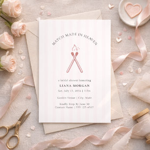 Invitation Mariage fait au Ciel Fête de Fiançailles Rose