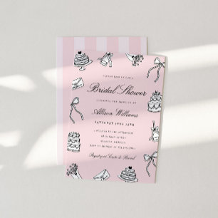 Invitation Mariage Fantaisiste à la Main Fête de Fiançailles