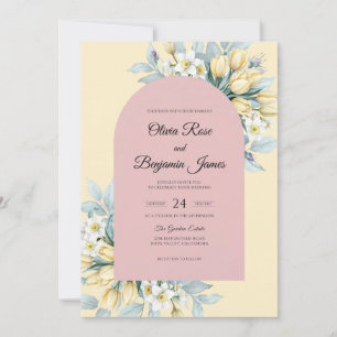 Invitation Mariage fantaisiste Butter Blossom