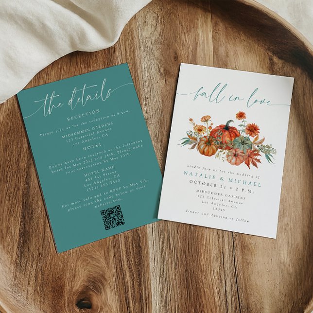 Invitation Mariage Fantaisiste Code QR Tout-en-Un (Créateur téléchargé)