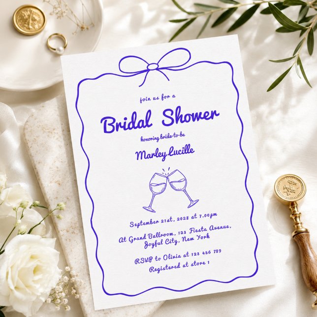 Invitation Mariage fantaisiste dessiné à la main et moderne (Créateur téléchargé)