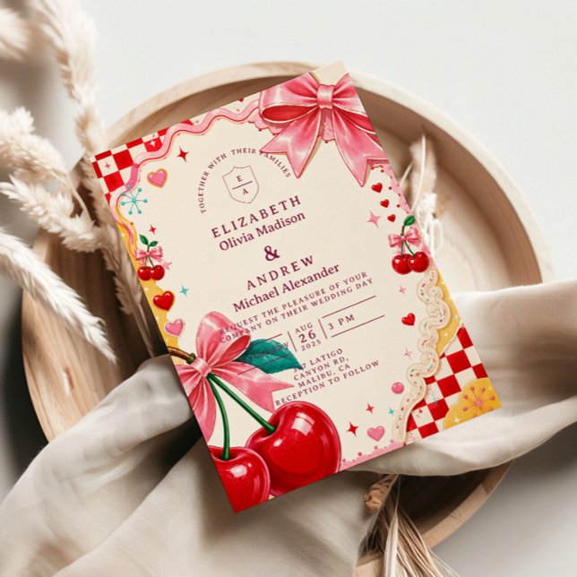 Invitation Mariage Fantaisiste et Kitsch (Créateur téléchargé)