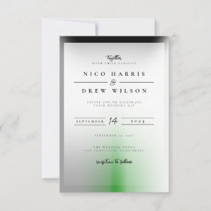 Invitation Mariage Fier de Demiromantique Élégant
