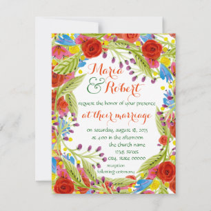 Invitation Mariage Fiesta