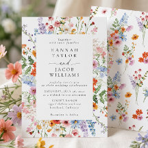 Mariage Fleur de Prairie Colorée